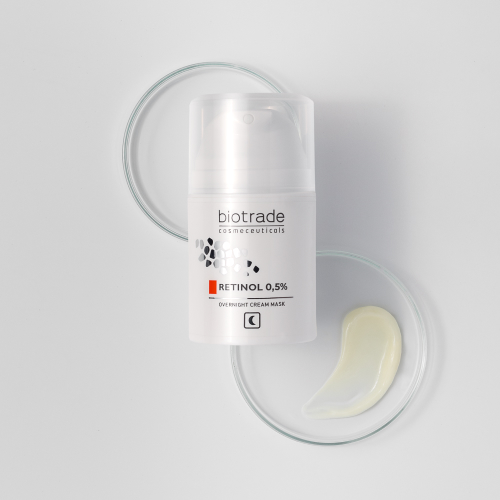 Biotrade нощна крем-маска за лице с ретинол 0.5%